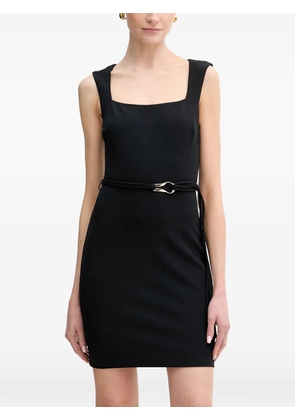 GUESS USA square neck belt dress - Black