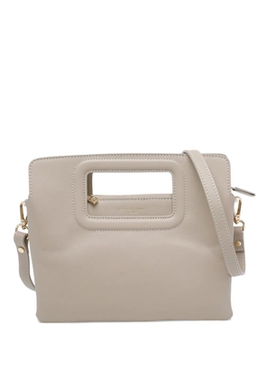 MY BEST BAG cut-out leather clutch bag - Neutrals