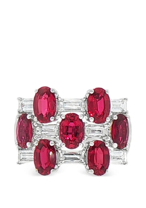 HYT Jewelry ruby and diamond ring - Silver