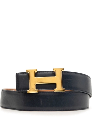 Hermès Pre-Owned 1997 Box Calf Constance H belt - Black
