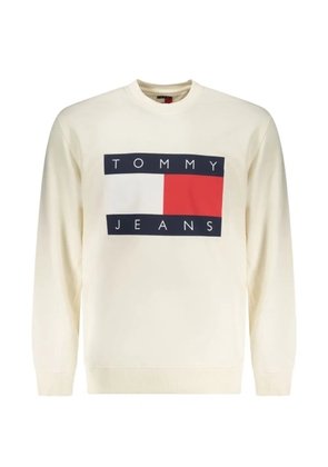 Tommy Hilfiger logo-print cotton sweatshirt - Neutrals