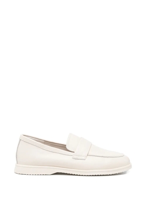 SERGIO MORETTI FIRENZE penny leather loafers - Neutrals