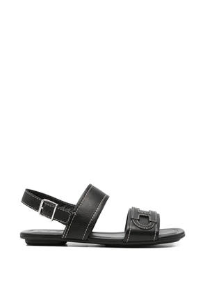 Hogan H-logo sandals - Black