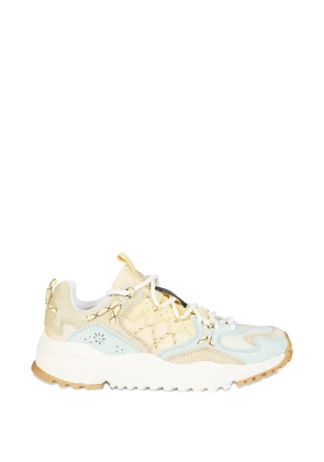 FLOWER MOUNTAIN Yamabushi panelled sneakers - Neutrals