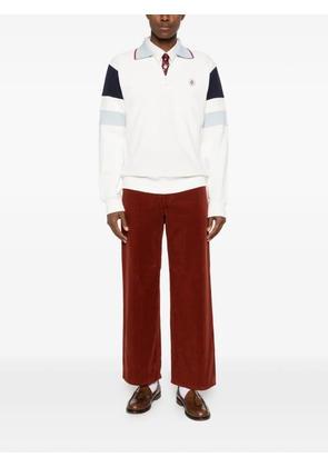 Drôle De Monsieur long-sleeves polo shirt - White