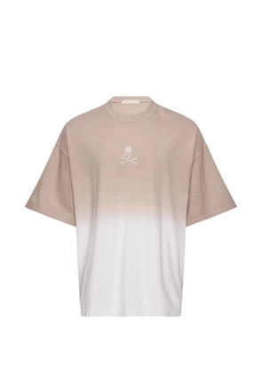 Mastermind World MW Faded skull-motif T-shirt - Neutrals