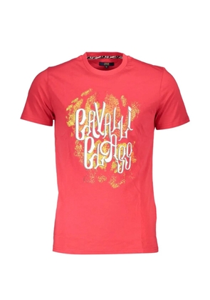 Cavalli Class graphic-print T-shirt - Red