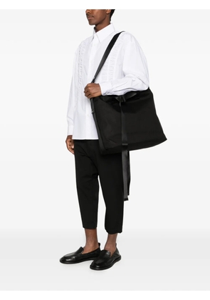 Juun.J logo-patch tote bag - Black