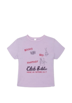 RE/DONE graphic-print T-shirt - Purple