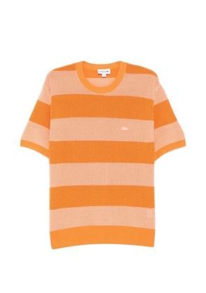 Lacoste striped T-shirt - Orange