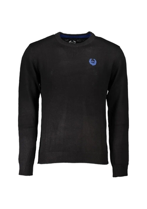 Gian Marco Venturi Vintage elbow-patch cotton sweater - Black