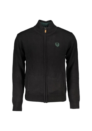 Gian Marco Venturi Vintage mock-neck zip-up cardigan - Black