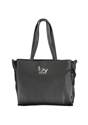 byblos chain-strap logo-plaque tote bag - Black