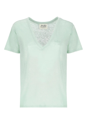 MC2 Saint Barth embroidered-logo T-shirt - Green