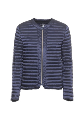 Save The Duck quilted zip-up jacket - Blue