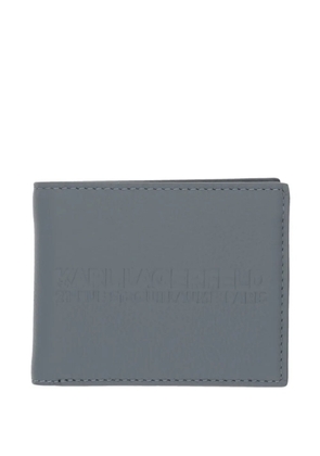 Karl Lagerfeld debossed-logo bifold wallet - Grey