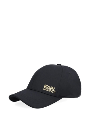 Karl Lagerfeld logo-print baseball cap - Black