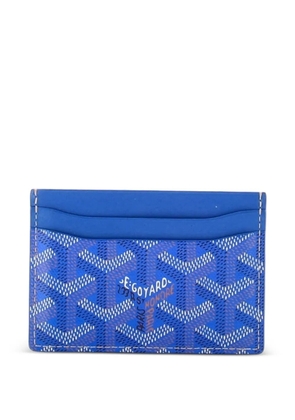 Goyard Pre-Owned Saint Sulpice Coated Canvas card holder - Blue