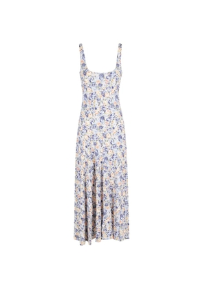 Ulla Johnson Yasna floral-print sleeveless maxi dress - Blue