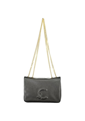 Coccinelle logo-embossed crossbody bag - Black