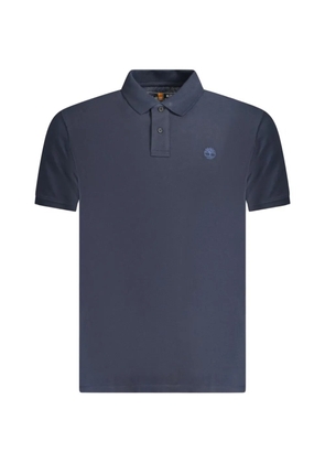 Timberland embroidered-logo polo shirt - Blue