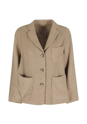 Kiltie notched-lapel patch-pocket blazer - Neutrals