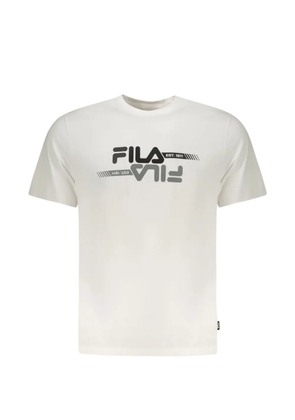 Fila logo-print T-shirt - White