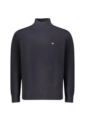 NORWAY 1963 logo-patch high-neck sweater - Blue