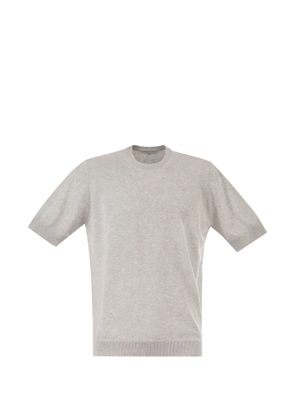 PT Torino ribbed-trim T-shirt - Grey
