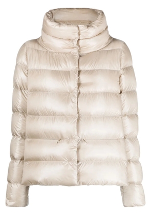 Herno funnel neck padded jacket - Gold