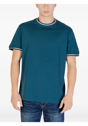 Armani Exchange logo-print T-shirt - Blue