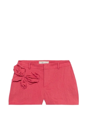 Blumarine butterfly-detail shorts - Pink