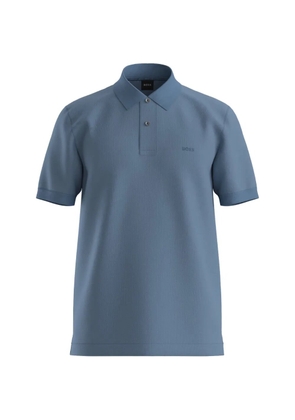 BOSS buttoned polo shirt - Blue