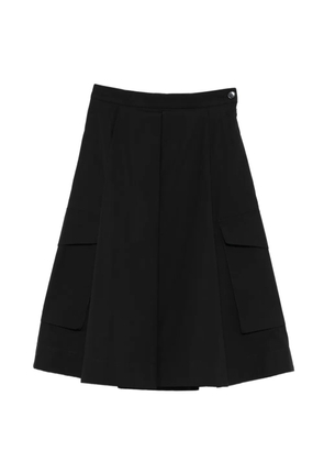 Barena pleated cargo mini skirt - Black