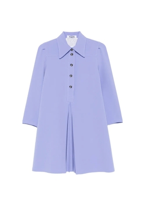 Vivetta pleated A-line mini dress - Purple