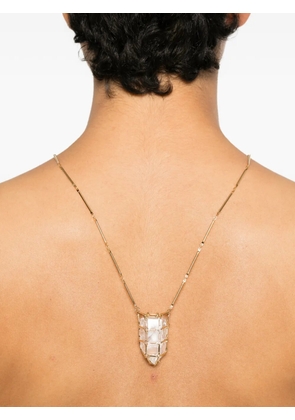 ISABEL MARANT Rock Crystal necklace - Gold