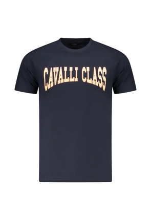 Cavalli Class logo-print T-shirt - Blue