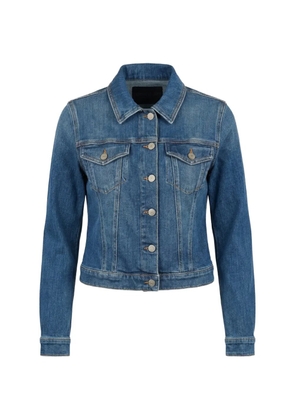 DONDUP faded-effect denim jacket - Blue