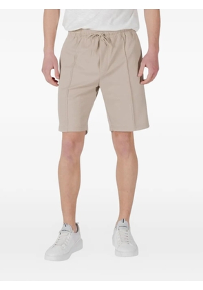 Antony Morato drawstring pintuck shorts - Neutrals