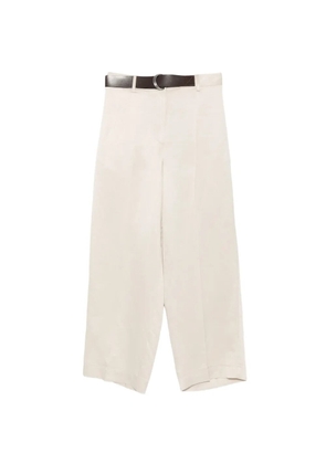 Semicouture Corinna belted trousers - Neutrals