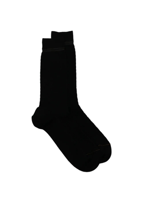 Zegna striped mid-calf socks - Black