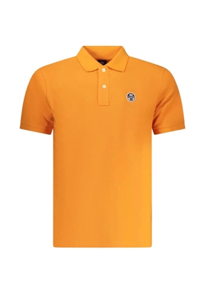 North Sails logo-patch polo shirt - Orange