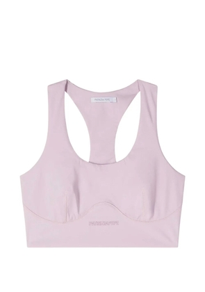 Patrizia Pepe Self Retreat racerback top - Purple