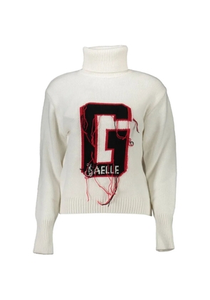 Gaelle roll-neck sweater - White