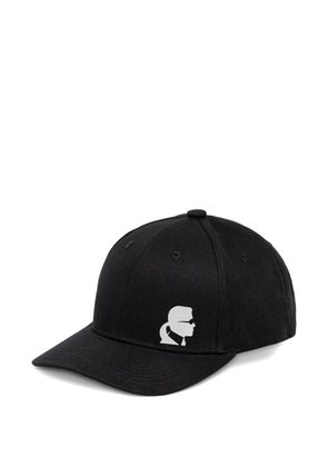 Karl Lagerfeld Ikonik Karl baseball cap - Black
