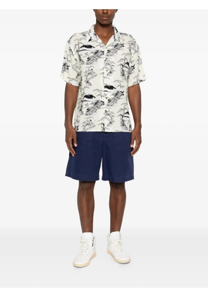 Mauna Kea graphic-print camp-collar shirt - Neutrals