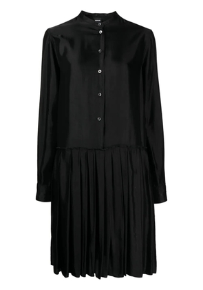 ASPESI pleated-detail midi dress - Black