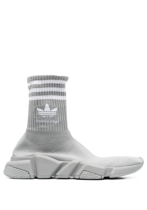 BALENCIAGA x ADIDAS x Adidas Speed sock-style sneakers - Grey