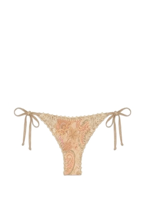 Del Maar Saphi crochet tie bikini bottoms - Neutrals