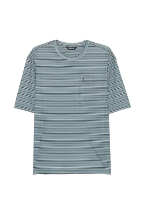 Hiking Patrol striped zip-pocket T-shirt - Green